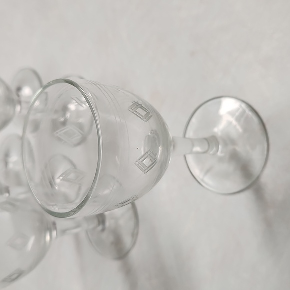 Small vintage glass, set of 6 - Picture 4 of 4